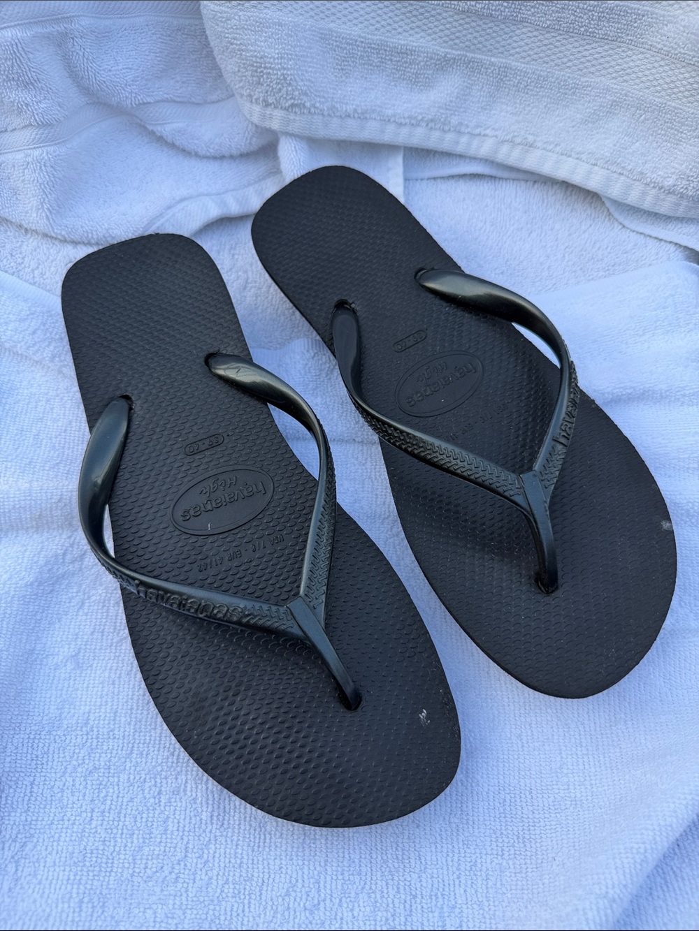 Havaianas Black Flip Flops